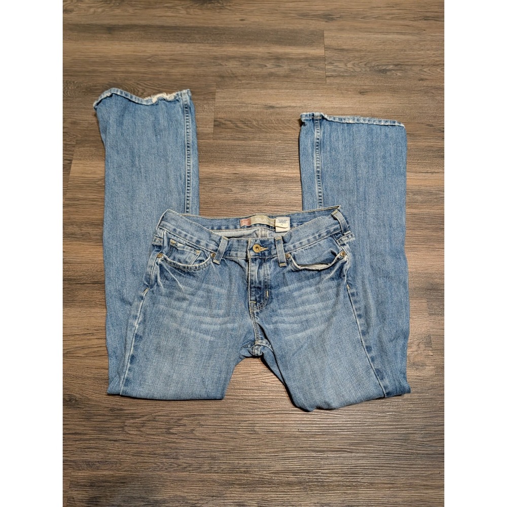 Old Navy The Flirt Low Rise Flare Jeans Medium Wash Blue 100% Cotton Size 4 Reg